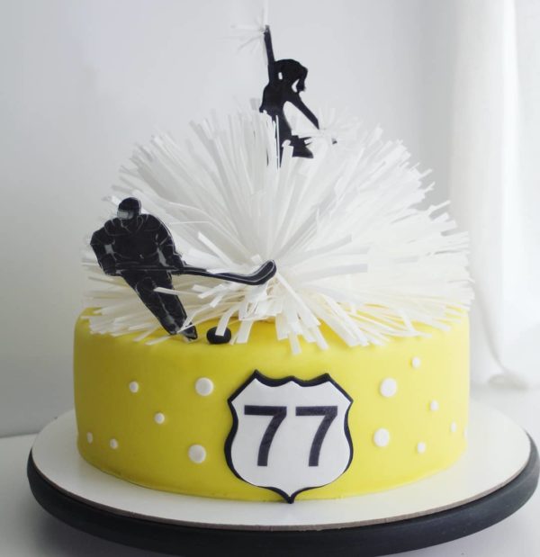 торт для хоккеиста с днем рождения