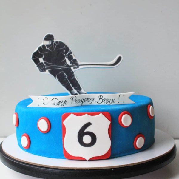 торт хоккеисту